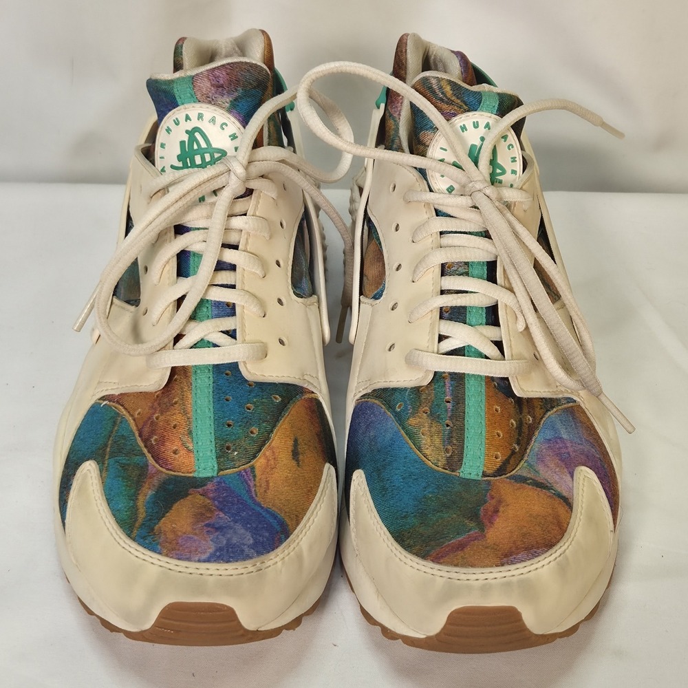 Nike Air Huarache Run Print Alternate Galaxy Men's 9.5 White/Multicolor